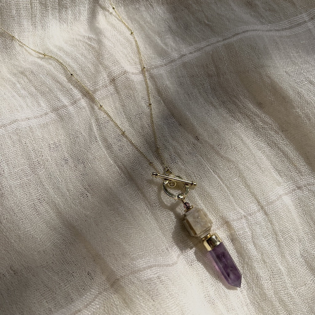 Amethyst Lariat