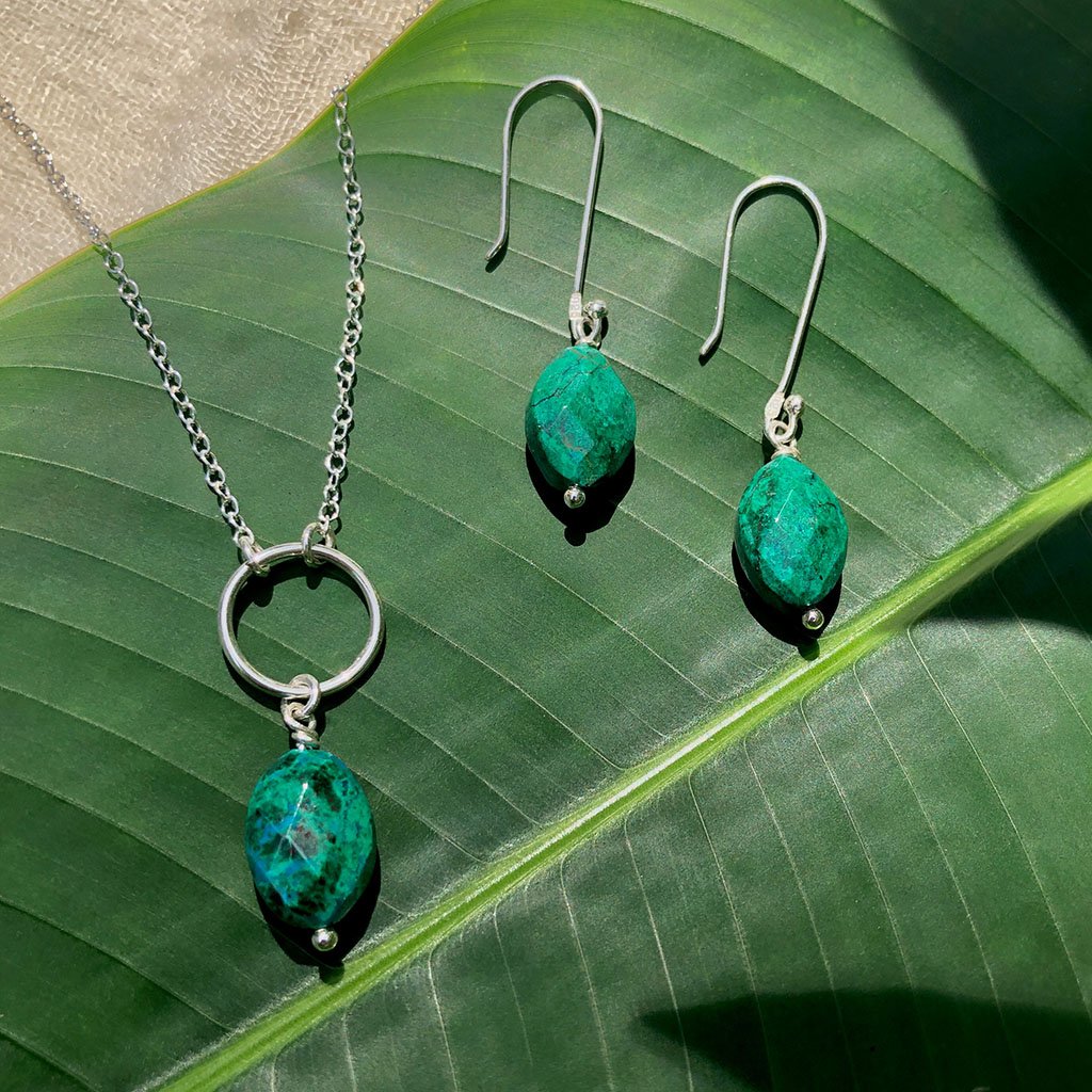 Chrysocolla Drop