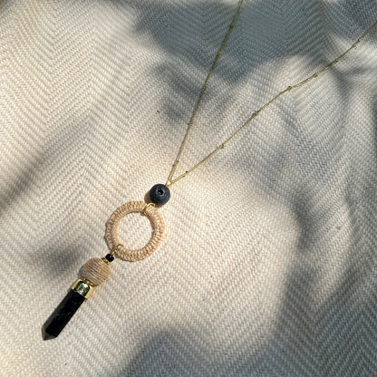 Black Agate Jute
