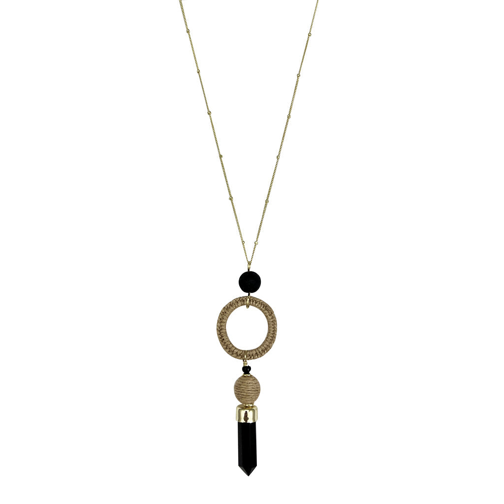 Black Agate Jute