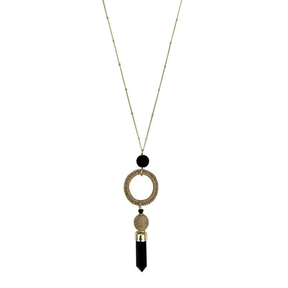 Black Agate Jute