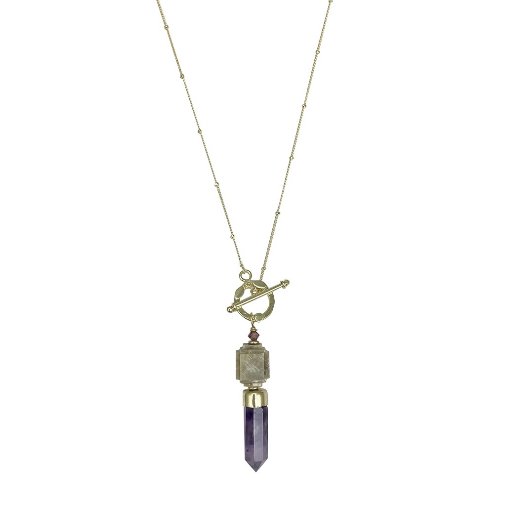 Amethyst Lariat