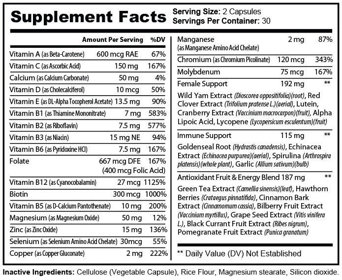 Multi-Vitamins Womens
