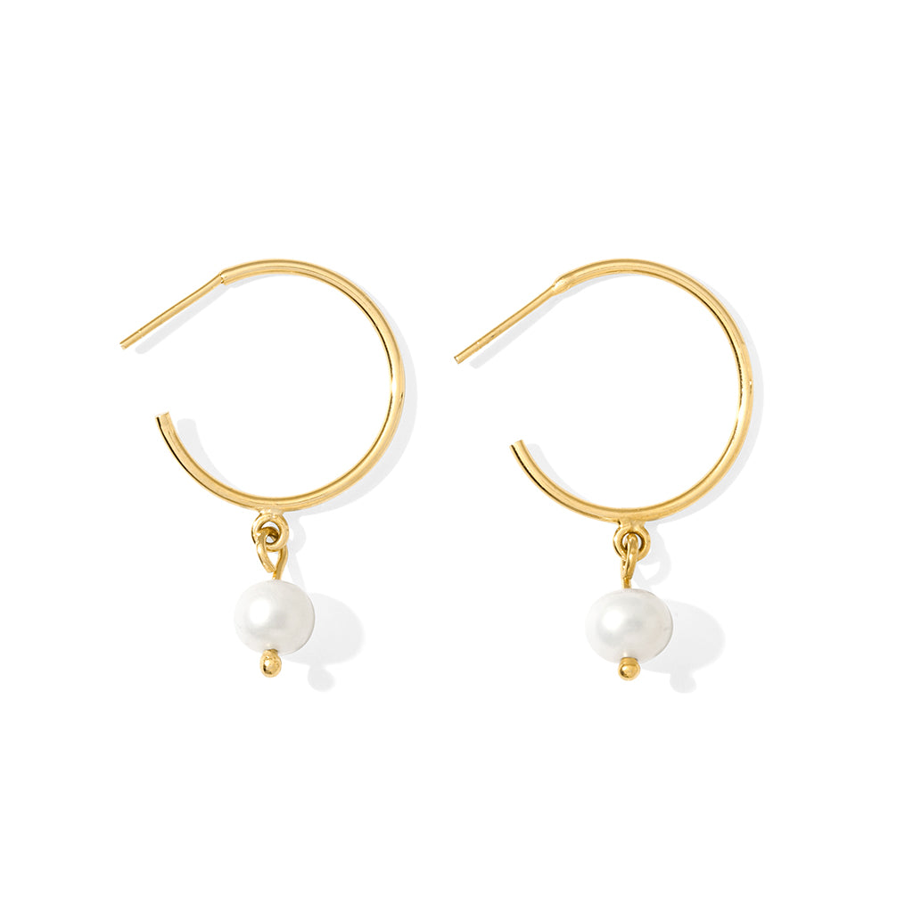 Freshwater Pearl Hoop
