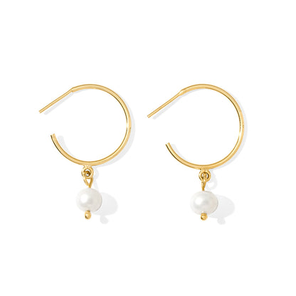 Freshwater Pearl Hoop